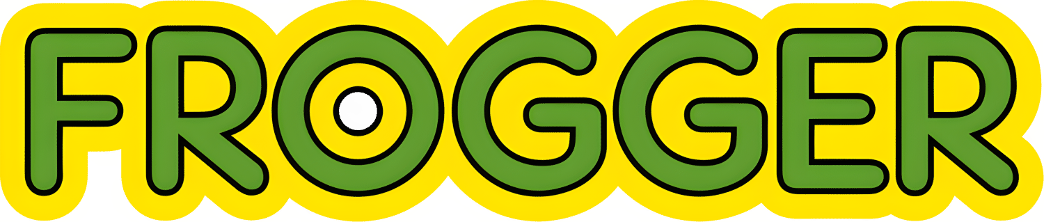 Frogger logo for Commodore 64